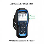 LCD Screen Display Replacement for FCAR F507 Scan Tool